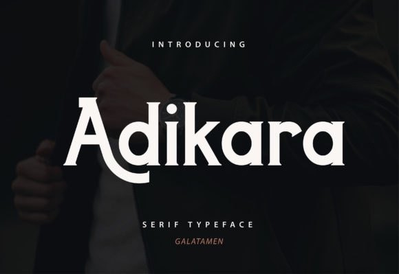Adikara: The Serif Typeface for Bold Branding