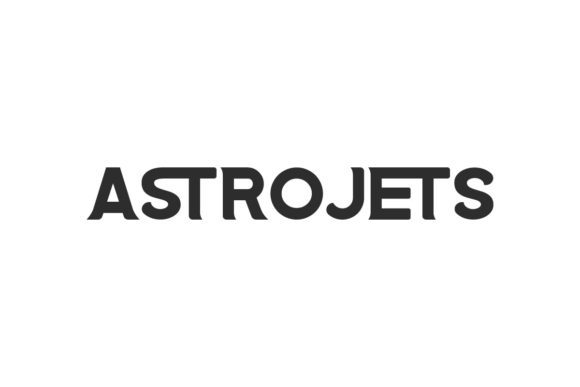 Astrojets: A Bold Sans Serif Font for Modern Branding