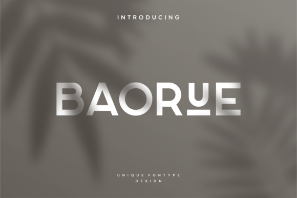 Baorue Typeface: Bold Clarity for Modern Branding