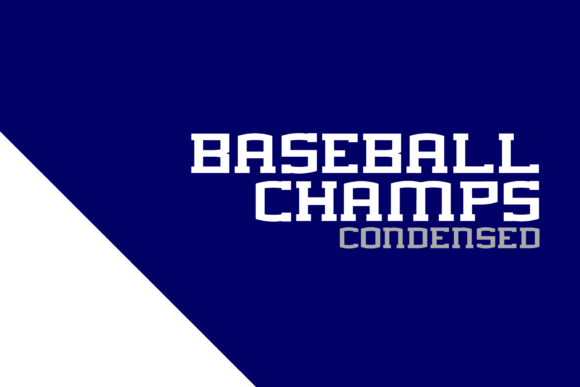 Baseball Champs: A Bold Slab Serif Font for Branding