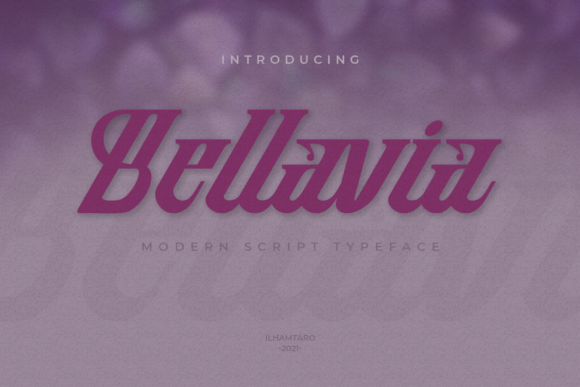Bellavia Font: A Bold Script for Editorial Design