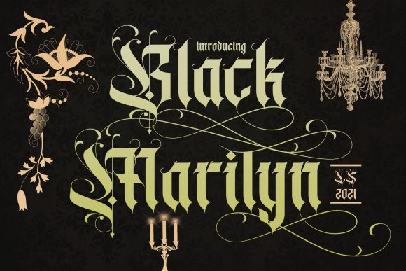 Black Marilyn Font for Bold Brand Identity