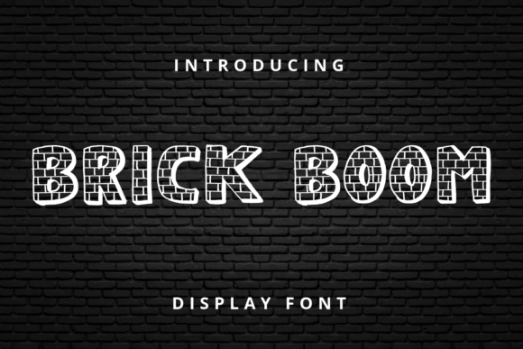 Brick Boom: A Bold Decorative Font for Web Design