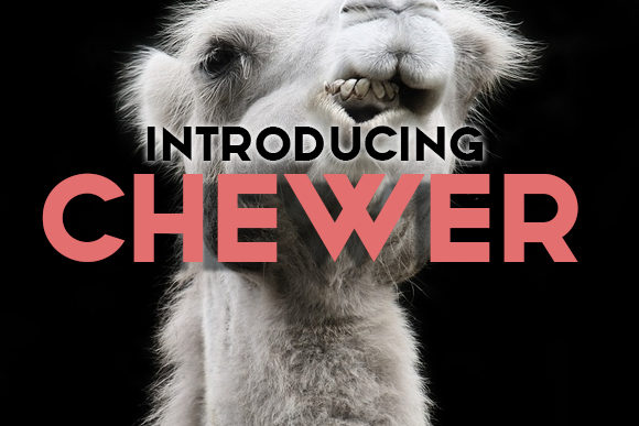 Chewer: A Bold Sans Serif Font for Makers
