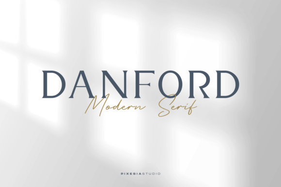 Danford Typeface: A Bold Serif for Modern Branding