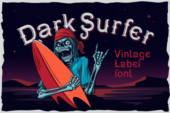 Dark Surfer Font: A Bold Blackletter for Web Design