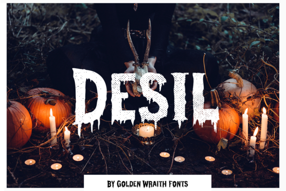 Desil Font: Bold Halloween Typography for Campaigns