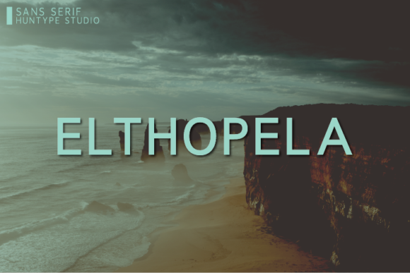 Elthopela: A Modern Sans Serif Font for Editorial Design