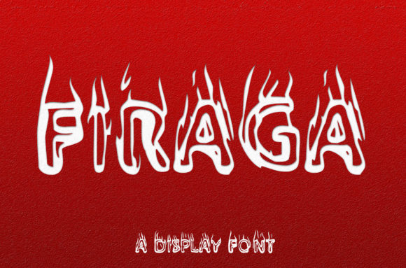 Firaga: A Fiery Decorative Font for Crafters