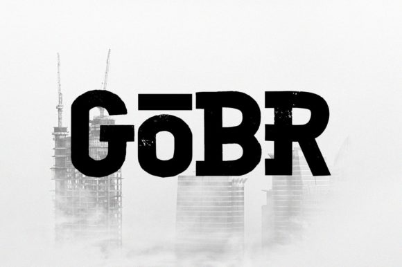 Gobr Font: Bold Slab Serif for Crafters