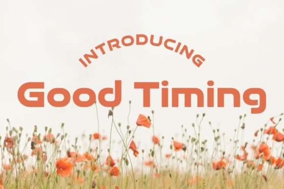 Good Timing - Bold Typeface for Modern Brands