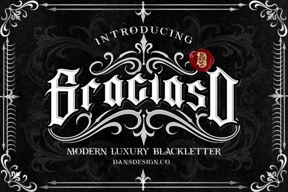 Graciaso Font: Bold Blackletter for Branding