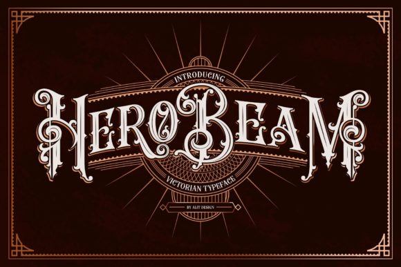 Hero Beam: A Bold Blackletter Font for Branding