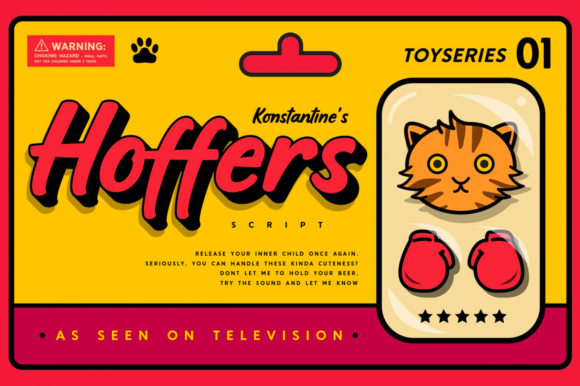 Hoffers: A Bold Handwritten Font for Editorial Design