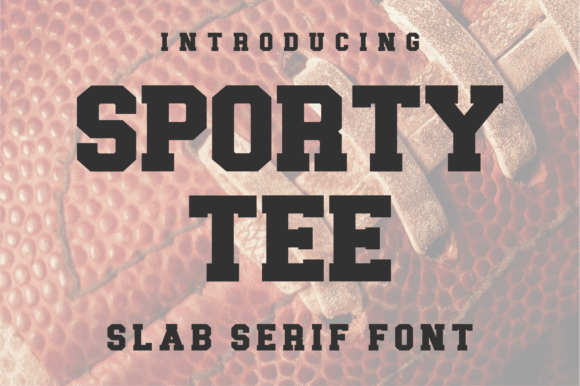 JP Sporty Tee: A Bold Slab Serif Font for Modern Brands