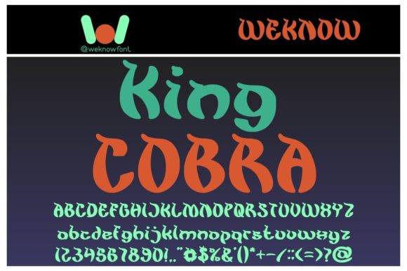 King Cobra Font: Bold Slab Serif for Editorial Design