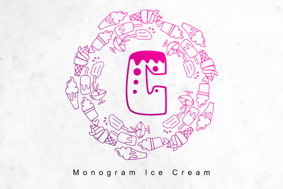 Monogram Ice Cream: A Sweet Typeface Review