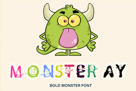 Monster Ay: A Bold Spooky Typeface for Designers