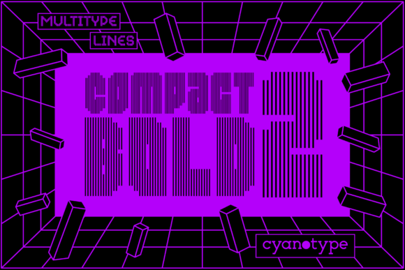 MultiType Lines Compact Bold 2 Font Review