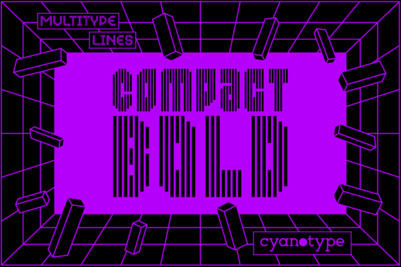 MultiType Lines Compact Bold Font Review