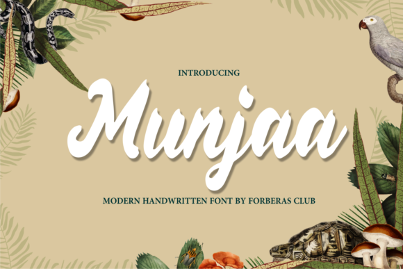 Munjaa Font: Bold Handwritten Style for Web