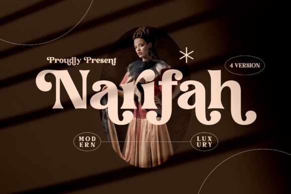 Narifah: A Bold Serif Typeface for Editorial Design