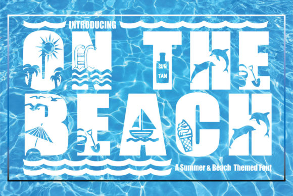 On the Beach Font: Bold Style for Makers