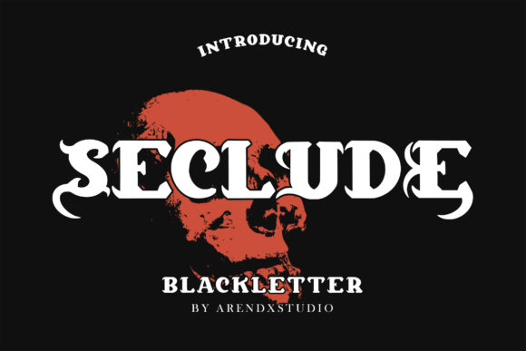 Seclude Font: Bold Blackletter for Web Headers