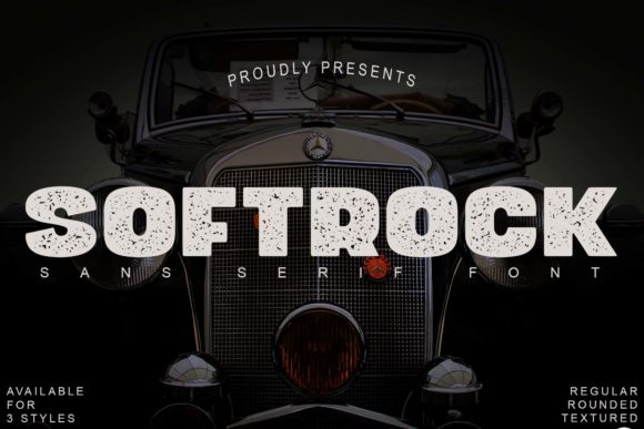 Softrock: A Bold Sans Serif Font for Editorial Impact