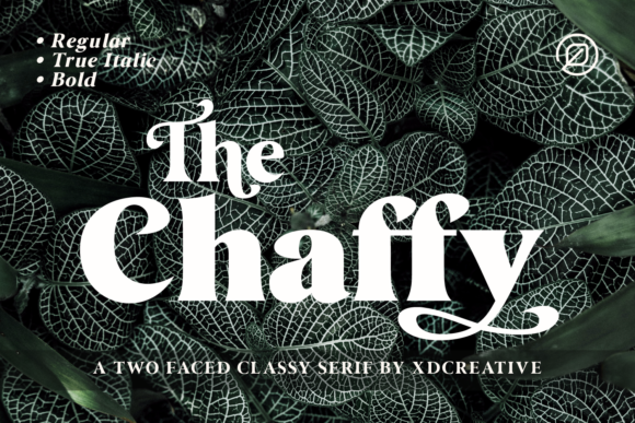 The Chaffy: A Bold Serif Font for Makers